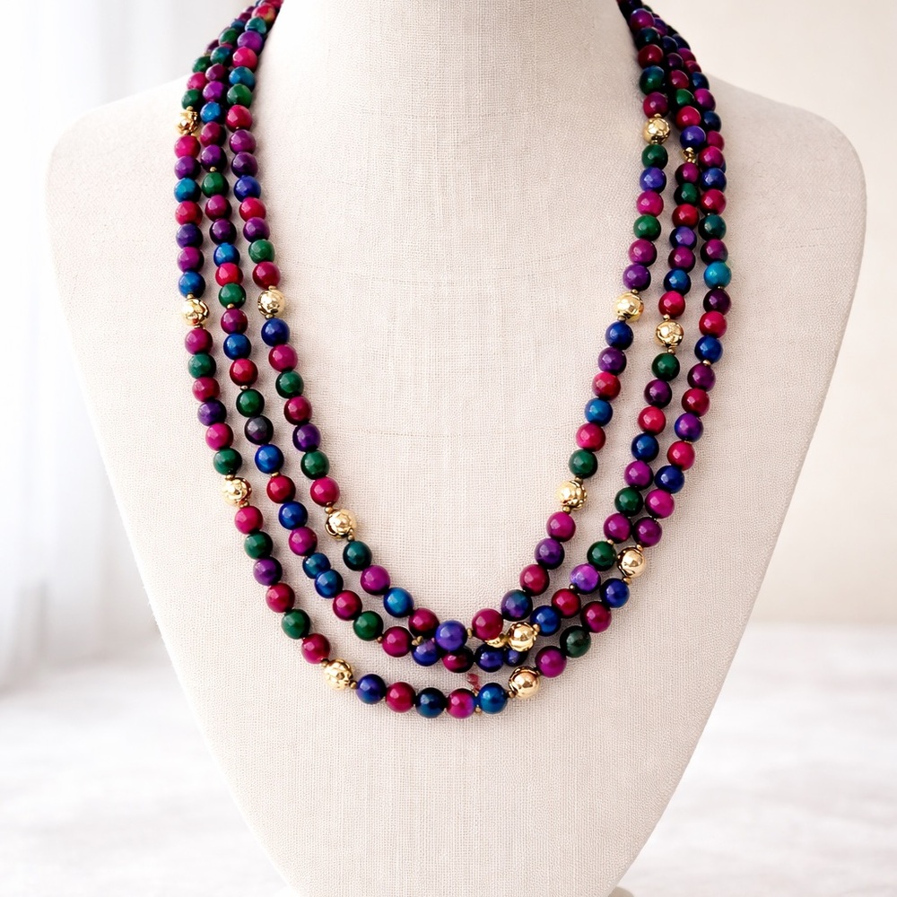 DENKAYS SALO MUMMY STATEMENT NECKLACE